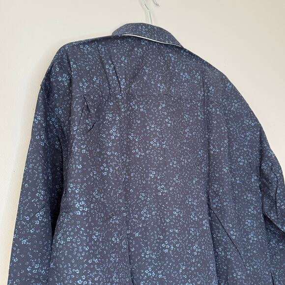 Artefact Long Sleeve Button Up Shirt Blue Slim Fit NWT Men Size 2XL - Picture 6 of 9